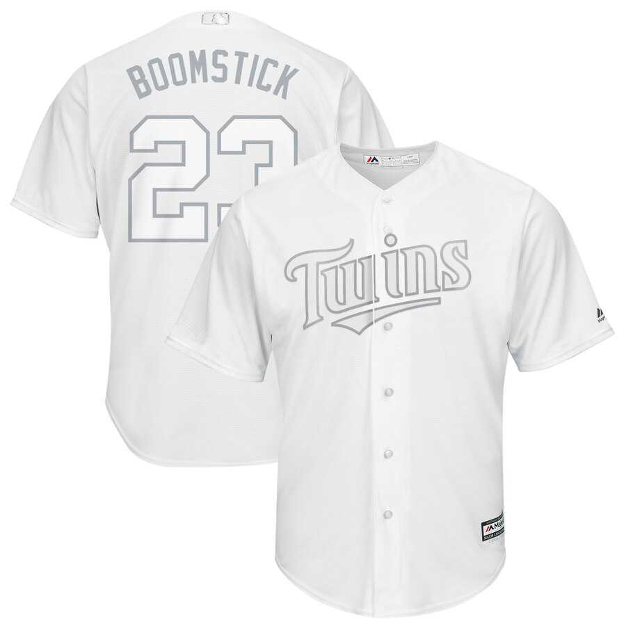 Twins 23 Nelson Cruz Boomstick White 2019 Players' Weekend Player Jersey Dzhi,We sell and wholesale Twins 23 Nelson Cruz Boomstick White 2019 Players' Weekend Player Jersey Dzhi on line form chian!